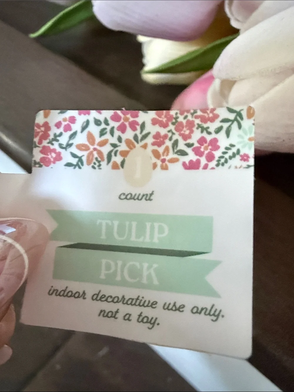 40 Artificial Tulips - Pink, White & Cream Home Accent